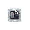 Розетка компьютерная + телевизионная 2-м Brite РТВ/РК12-БрТБ RJ45 кат.5E + TV механизм бронза IEK BR