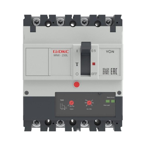 Выключатель автоматический 4P 250А 70кА pro MNX250L при AC415V расцепитель TMD YON MNX250L4PTMD0250