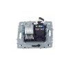 Розетка компьютерная + телевизионная 2-м Brite РТВ/РК12-БрЧ RJ45 кат.5E + TV механизм черн. IEK BR-A
