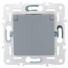 Розетка 1-м SKANDY 16А IP44 с заземл. защ. шторки с крышкой SK-R11Gr сер. IEK SK-R16-16-44-K03