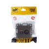 Розетка компьютерная + телевизионная 2-м Brite РТВ/РК12-БрШ RJ45 кат.5E + TV механизм шампань IEK BR