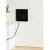 Розетка компьютерная двойн. СП RJ45 кат.5E BRITE РК10-2-БрЧ механизм черн. IEK BR-K20-1-K02