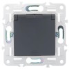 Розетка 1-м SKANDY 16А IP44 с заземл. защ. шторки с крышкой SK-R11T титан IEK SK-R16-16-44-K48