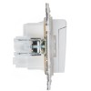 Розетка 1-м SKANDY 16А IP44 с заземл. защ. шторки с крышкой SK-R11W арктич. бел. IEK SK-R16-16-44-K0