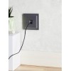 Розетка компьютерная СП RJ45 кат.5E BRITE РК10-БрС механизм сталь IEK BR-K10-1-K46