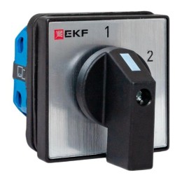 Переключатель кулачковый ПК-1-31 1п 10А "1-2" IP65 EKF pk-1-31-10-65