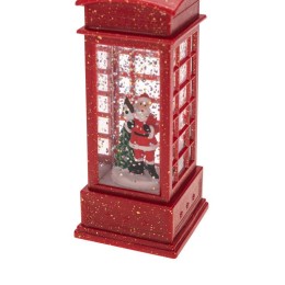 Светильник декоративный (фигура) "Телефонная будка" с эффектом снегопада и подсветкой Neon-Night 501