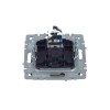 Розетка компьютерная СП RJ45 кат.5E BRITE РК10-БрШ механизм шампань IEK BR-K10-1-K37