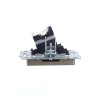 Розетка компьютерная СП RJ45 кат.5E BRITE РК10-БрШ механизм шампань IEK BR-K10-1-K37