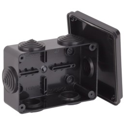 Коробка распаячная для ОП 120х80х50мм УХЛ1 черн. Ruvinil 67051Ч