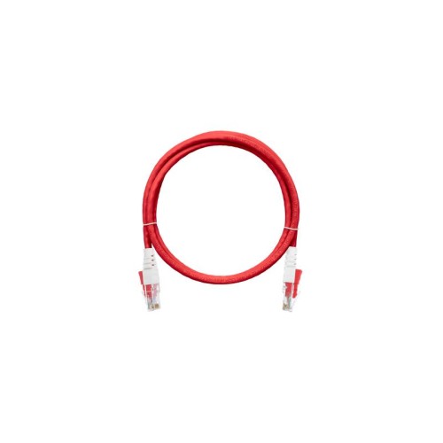 Шнур коммутационный с замком U/UTP 4 пары кат.6 (Класс Е) 250МГц 2хRJ45/8P8C T568B мж BC (чистая мед
