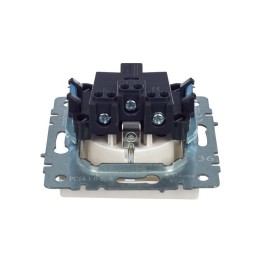 Розетка BRITE РС14-1-0-БрЖ 16А с заземл. защ. шторки механизм жемчуж. IEK BR-R14-16-K36