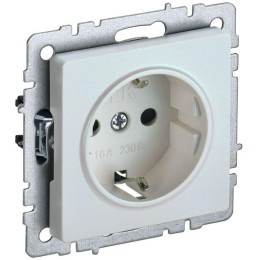 Розетка BRITE РС14-1-0-БрЖ 16А с заземл. защ. шторки механизм жемчуж. IEK BR-R14-16-K36