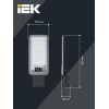 Светильник светодиодный ДКУ 1011-75Ш 5000К IP65 консольный IEK LT-DKU1-1011-075-50-K03