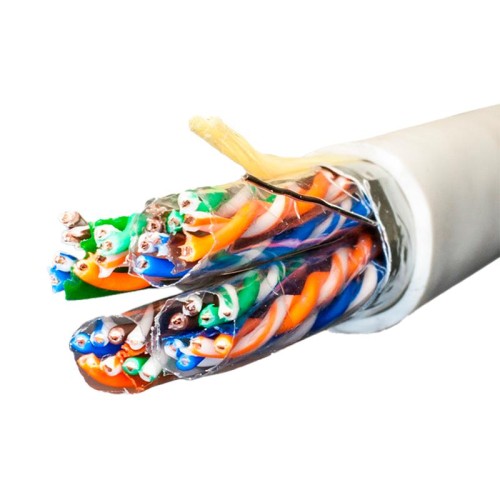 Кабель витая пара FTP кат.5E 25х2хAWG24 solid Cu PVC In Standard (м) SUPRLAN 01-1304-1