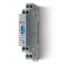 Модуль управления Авто-Вкл-Выкл 1CO 10А 24В AC/DC монтаж на рейку 35мм 11.2мм IP20 FINDER 1921002400