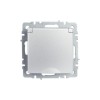 Розетка BRITE РСбш10-3-БрА 16А IP20 с заземл. защ. шторки с крышкой механизм алюм. IEK BR-R16-16-K47