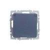 Розетка BRITE РСбш10-3-БрМ 16А IP20 с заземл. защ. шторки с крышкой механизм маренго IEK BR-R16-16-K
