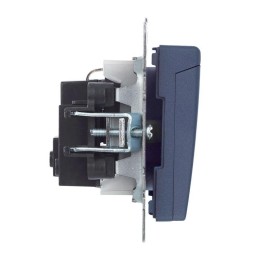 Розетка BRITE РСбш10-3-БрМ 16А IP20 с заземл. защ. шторки с крышкой механизм маренго IEK BR-R16-16-K