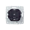 Розетка BRITE РСбш10-3-БрС 16А IP20 с заземл. защ. шторки с крышкой механизм сталь IEK BR-R16-16-K46