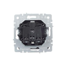 Розетка BRITE РСбш10-3-БрТБ 16А IP20 с заземл. защ. шторки с крышкой механизм бронза IEK BR-R16-16-K