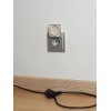 Розетка BRITE РСбш10-3-44-БрА 16А IP44 с заземл. защ. шторки с крышкой механизм алюм. IEK BR-R16-16-
