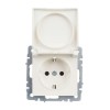 Розетка BRITE РСбш10-3-44-БрЖ 16А IP44 с заземл. защ. шторки с крышкой механизм жемчуж. IEK BR-R16-1