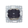 Розетка BRITE РСбш10-3-44-БрЖ 16А IP44 с заземл. защ. шторки с крышкой механизм жемчуж. IEK BR-R16-1