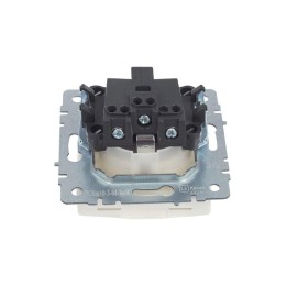 Розетка BRITE РСбш10-3-44-БрЖ 16А IP44 с заземл. защ. шторки с крышкой механизм жемчуж. IEK BR-R16-1