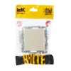 Розетка BRITE РСбш10-3-44-БрКр 16А IP44 с заземл. защ. шторки с крышкой механизм беж. IEK BR-R16-16-
