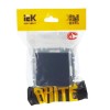 Розетка BRITE РСбш10-3-44-БрМ 16А IP44 с заземл. защ. шторки с крышкой механизм маренго IEK BR-R16-1