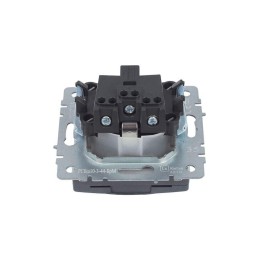 Розетка BRITE РСбш10-3-44-БрМ 16А IP44 с заземл. защ. шторки с крышкой механизм маренго IEK BR-R16-1