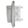 Розетка 2-м SKANDY 16А IP44 с крышкой в сборе SK-R12N никель IEK SK-R26-16-44-K50-F