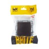 Розетка BRITE РСбш10-3-44-БрТБ 16А IP44 с заземл. защ. шторки с крышкой механизм бронза IEK BR-R16-1