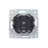Розетка BRITE РСбш10-3-44-БрТБ 16А IP44 с заземл. защ. шторки с крышкой механизм бронза IEK BR-R16-1