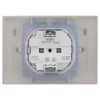 Розетка 2-м SKANDY 16А IP44 с крышкой в сборе SK-R12S серебр. IEK SK-R26-16-44-K23-F
