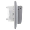 Розетка 2-м SKANDY 16А IP44 с крышкой в сборе SK-R12S серебр. IEK SK-R26-16-44-K23-F