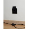 Розетка BRITE РСбш10-3-44-БрЧ 16А IP44 с заземл. защ. шторки с крышкой механизм черн. IEK BR-R16-16-