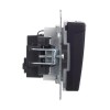 Розетка BRITE РСбш10-3-44-БрЧ 16А IP44 с заземл. защ. шторки с крышкой механизм черн. IEK BR-R16-16-