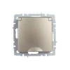 Розетка BRITE РСбш10-3-44-БрШ 16А IP44 с заземл. защ. шторки с крышкой механизм шампань IEK BR-R16-1