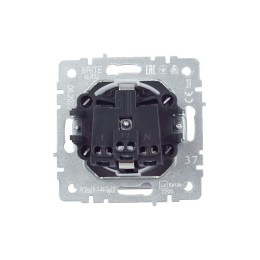 Розетка BRITE РСбш10-3-44-БрШ 16А IP44 с заземл. защ. шторки с крышкой механизм шампань IEK BR-R16-1