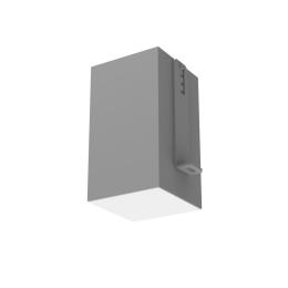 Светильник светодиодный DL-Grill для потолка Грильято 100х100 9Вт 4000К 90х90х160 IP40 встраив. RAL7
