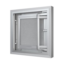 Люк ревизионный D Ceramo Comfort 400х600мм скрыт. монтаж усилен. петля алюм. EVECS D4060 ceramo comf