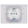 Розетка 2-м SKANDY 16А IP44 с крышкой в сборе SK-R12W арктич. бел. IEK SK-R26-16-44-K01-F