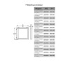 Люк ревизионный D Ceramo Optimum 400х600мм скрыт. монтаж петля алюм. EVECS D4060 Ceramo Optimum
