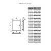 Люк ревизионный ЛТМ 310х460мм фланец 250х400мм ручка магнит окрашен. сталь EVECS ЛТ2540М
