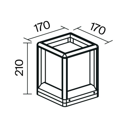 Светильник Trim 1х15Вт E27 IP65 ландшафтный Maytoni O455FL-01GF1