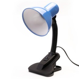 Светильник UF-320 С06 настол. прищепка 230В 60Вт E27 ЛОН син. Ultraflash 12363