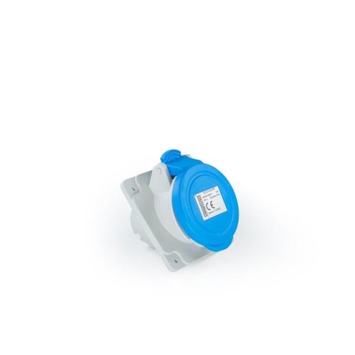 Корпус наклонный с гнездом стандарт CEE 3х16А (2P+E) EMAS ECE316V4PE
