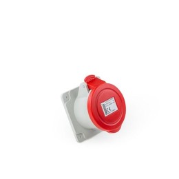 Корпус с гнездом монтаж на перегородке стандарт CEE 4х16А (3P+E) 400В EMAS ECE416V5PM